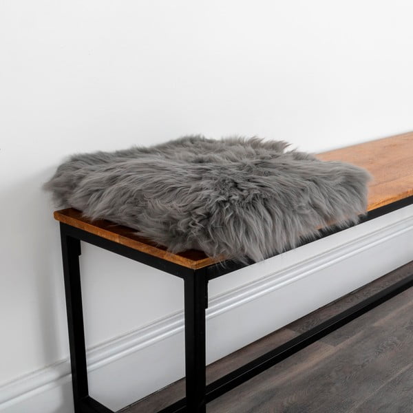 Подложка за седалка от овча кожа 45x45 cm - Native Natural-image-2