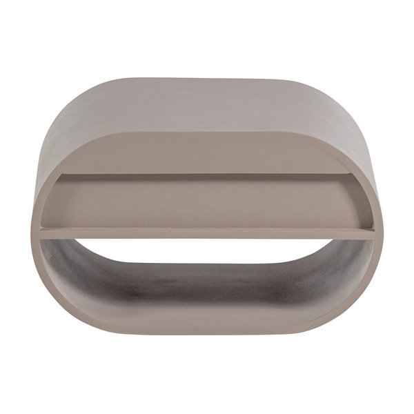 Сиво-бежов на няколко нива стенен рафт 39 cm Momo – WOOOD-image-3