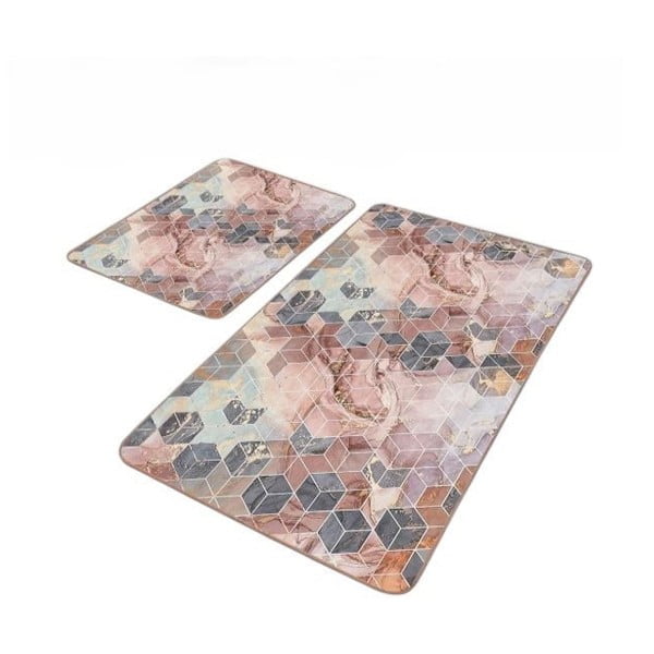 Кадифени килими за баня в комплект от 2 бр. 60x100 cm – Mila Home