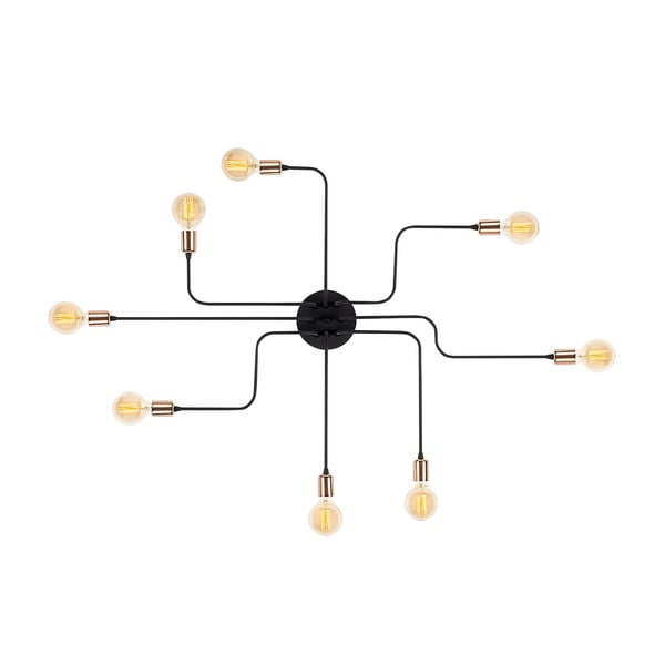Стенна лампа в черен и бронзов цвят Truva – Opviq lights