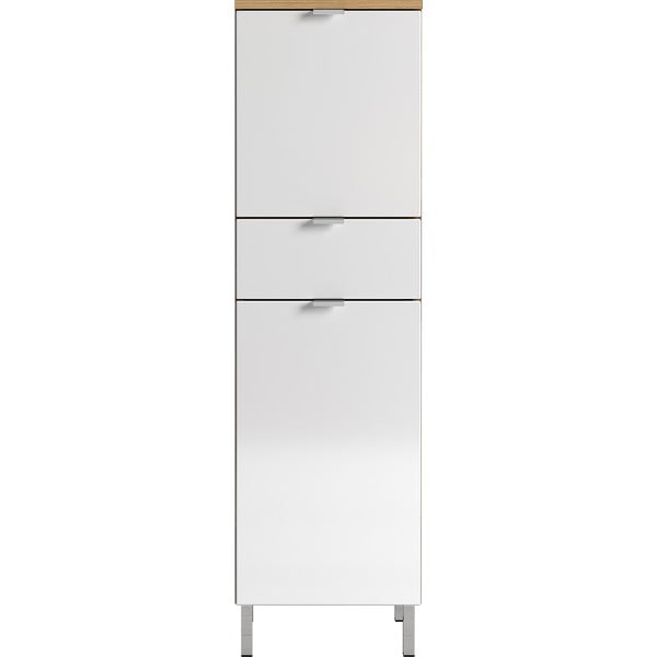 Бял висок шкаф за баня 34x120 cm Mauresa - Germania-image-1