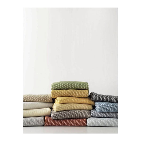 Маслиненозелено каре със съдържание на памук , 140 x 180 cm Ruby - Euromant-image-1