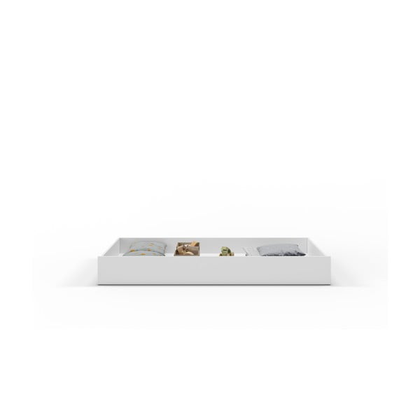 Бяло чекмедже за съхранение за детско легло 90x190 cm Valka – Marckeric-image-4