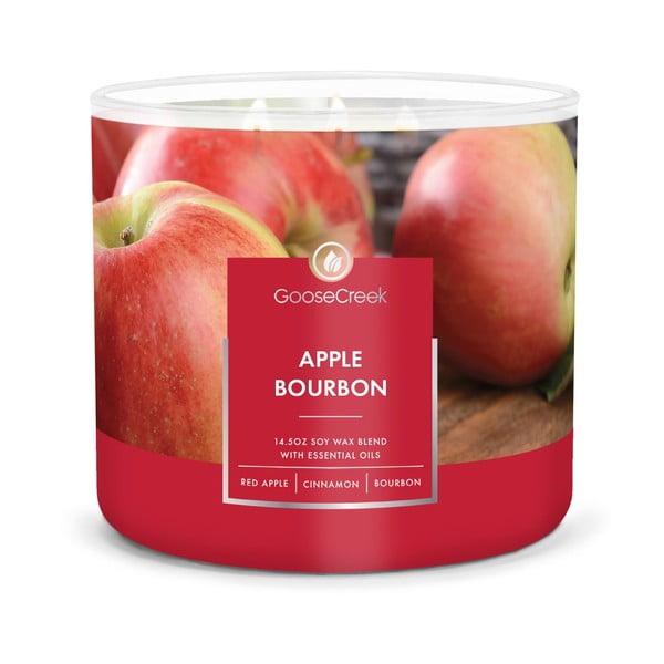 Ароматна свещ в кутия , 35 часа време за горене Apple Bourbon - Goose Creek
