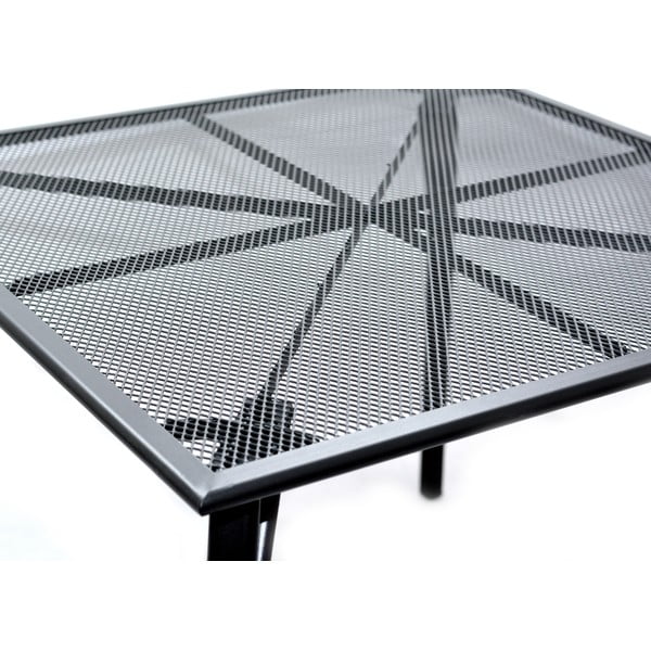 Метална градинска маса за хранене 90x90 cm - Rojaplast-image-2