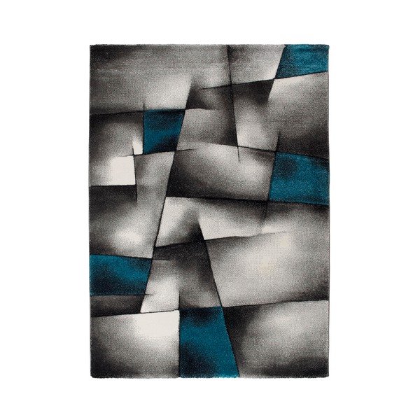 Modro-šedý koberec Universal Malmo, 140 x 200 cm