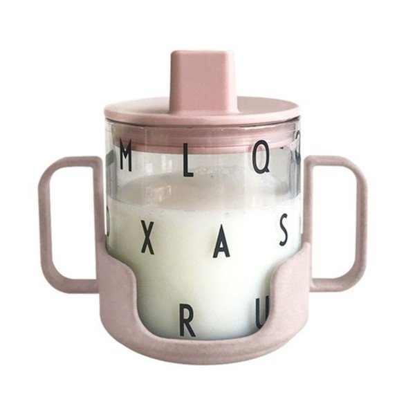 Розова бебешка чаша Grow With Your Cup Grow with Your Cup - Design Letters