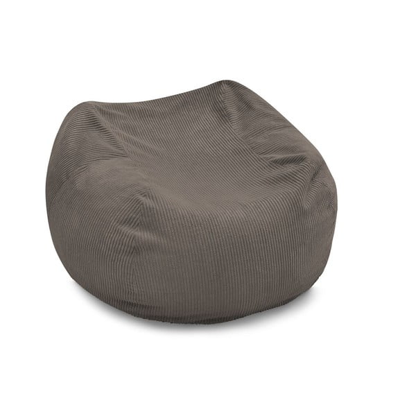 Сивo-кафяв пуф Voltaire – Bobochic Paris-image-3