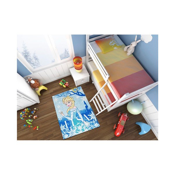 Детски килим Frozen Elsa, 95 x 133 cm - Universal