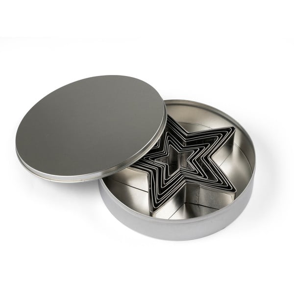 Формички за бисквитки в комплект от 9 бр. с коледни мотиви Star – Blomsterbergs-image-1