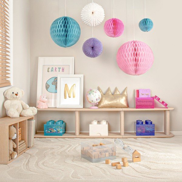 Светлосиня пластмасова детска кутия за съхранение 25x25x18 cm – LEGO®-image-1