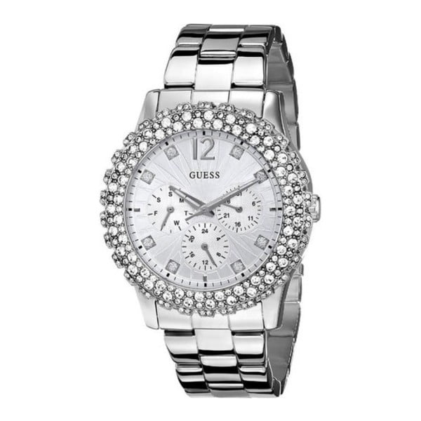 Дамски часовник в сребристо с каишка от неръждаема стомана W0335L1 - Guess