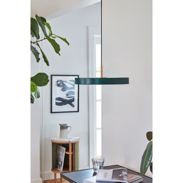 Тъмнозелено LED висящо осветително тяло с метален абажур ø 31 cm Asteria Mini – UMAGE-image-4