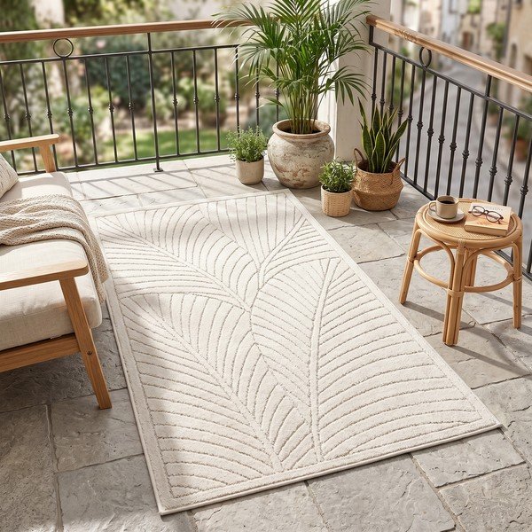 Кремава пътека за открито и закрито 80x250 cm Nova 1203 – Ayyildiz Carpets-image-1