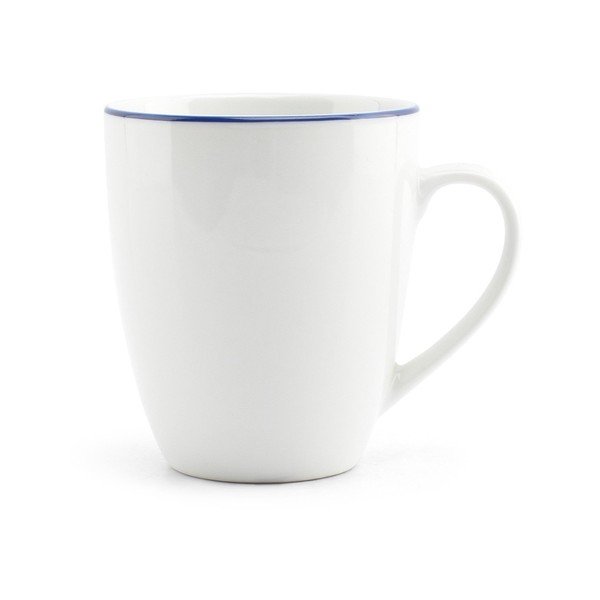 Бяла порцеланова чаша 380 ml Basic White – BonBistro