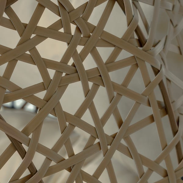 Висящ градински стол със стойка Florina - Kave Home-image-4