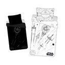 Единично  памучно детско спално бельо със светещ ефект 140x200 cm Star Wars – Jerry Fabrics