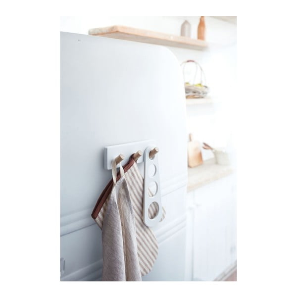 Бял стенен стелаж за кухненски инструменти Trio - YAMAZAKI-image-1