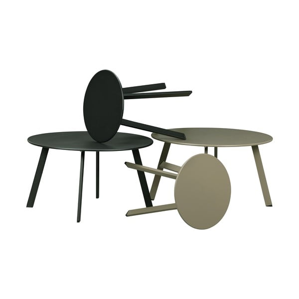 Зелена желязна градинска масичка за кафе , ø 40 cm Fer - WOOOD-image-3