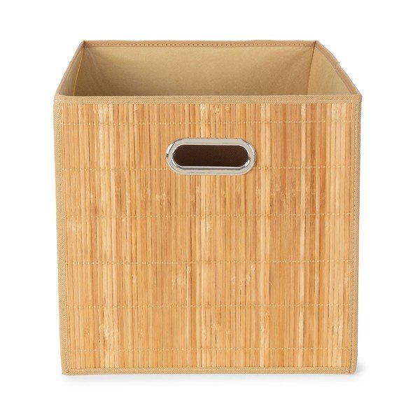 Бамбукова кошница за рафт 31x31x31 cm Anji – Compactor-image-2