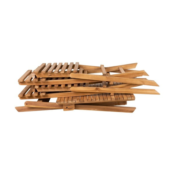 Градински комплект за хранене в естествен цвят за 2 души Cuenca – House Nordic-image-3