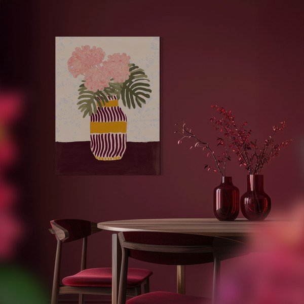 Картина 60x80 cm Striped Vase – Styler-image-3