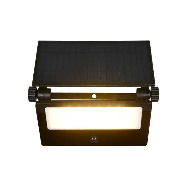 LED стенно външно осветително тяло със сензор за движение със соларен панел (височина 17,5 cm) Moura – Reality-image-2