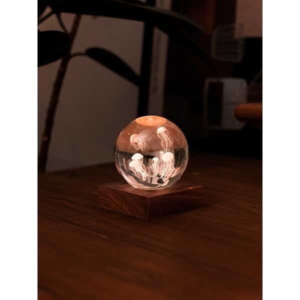 Тъмнокафява светлинна декорация с USB Amber – Gingko-image-3