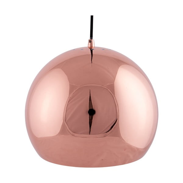 Závěsné světlo Copper Ball, 30 cm