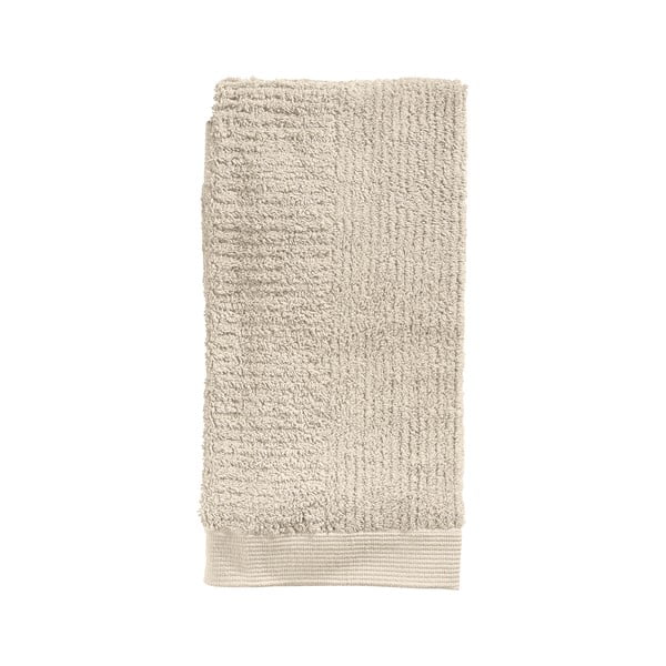 Бежова памучна кърпа от тери 50x100 cm Classic – Zone-image-1