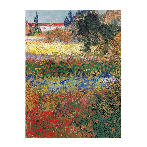 Репродукция на картина 45x60 cm Flower garden - Fedkolor