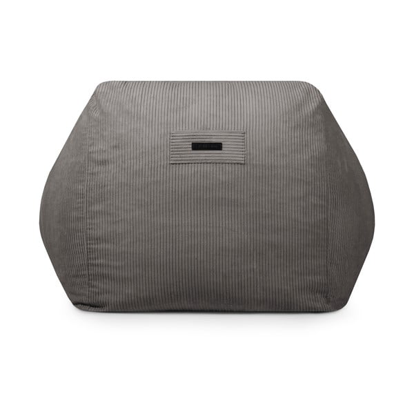 Светлосив пуф от рипсено кадифе Sofa Snug – SLOWDOWN-image-4