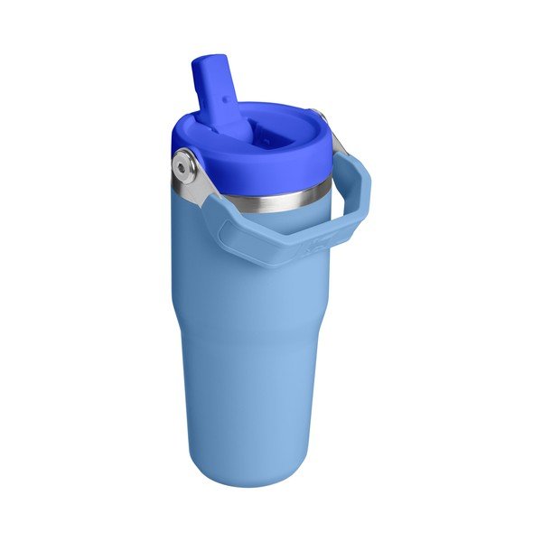 Син термос от неръждаема стомана 410 ml IceFlow™ Flip Straw 2.0 Tumbler Blue Sky – Stanley-image-1
