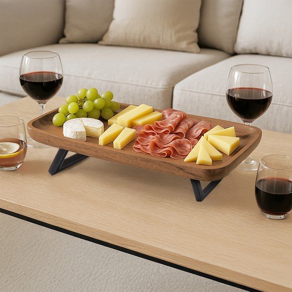 Дървена тава 16x46 cm Mango – Orion-image-1