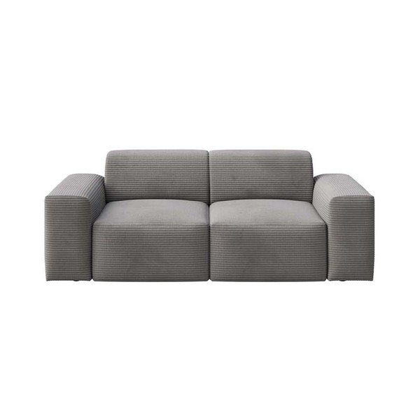 Сив диван от рипсено кадифе 205 cm Villet – Rodier