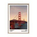 Печатна картина с включена рамка 50x70 cm Golden Gate – Styler