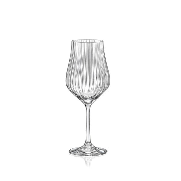 Комплект от 6 чаши за вино , 350 ml Tulipa Optic - Crystalex