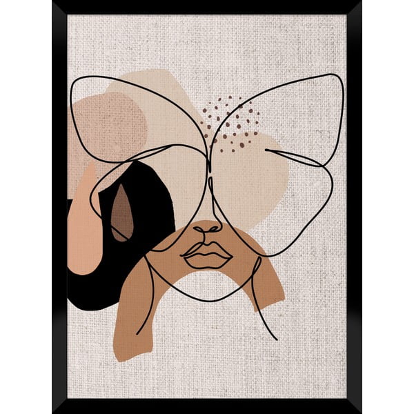 Плакат в рамка , 40 x 30 cm Framepic Butterfly Girl - Styler
