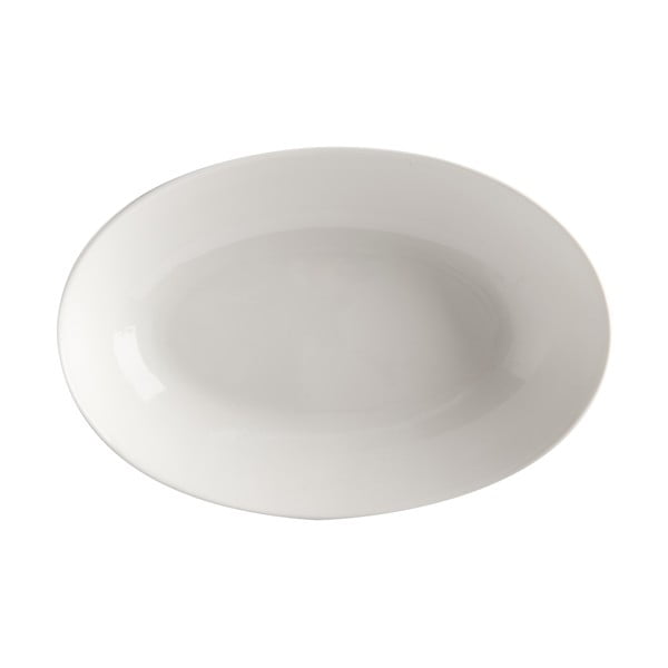 Бяла порцеланова дълбока чиния Basic, 25 x 17 cm - Maxwell & Williams