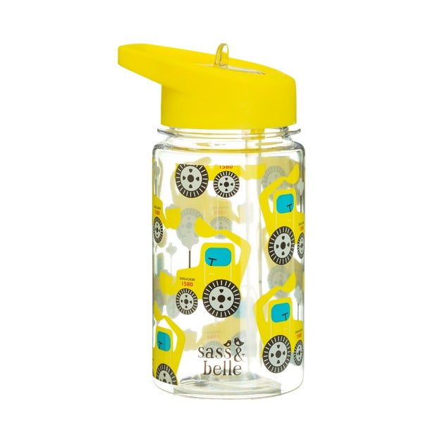 Бебешко шише за вода Drink Up , 400 ml Digger - Sass & Belle