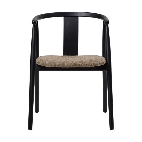 Трапезен стол в черен и бежов цвят Relate – Unique Furniture-image-3