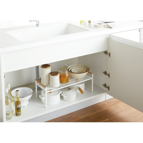 Бял кухненски рафт Yamazaki Tosca - YAMAZAKI-image-4