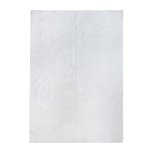 Бял килим от заешка кожа Одеяло, 180 x 120 cm - Pipsa