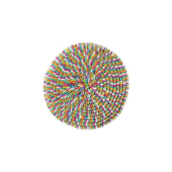 Vlněný koberec Wool Mat Bubble Multicolour, 75 cm