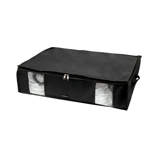 Черна кутия за съхранение под леглото XXL Black Edition 3D, 145 л - Compactor