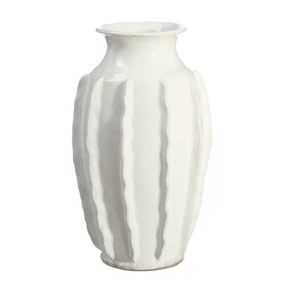Bílá keramická váza Ixia Pure, výška 42,5 cm 