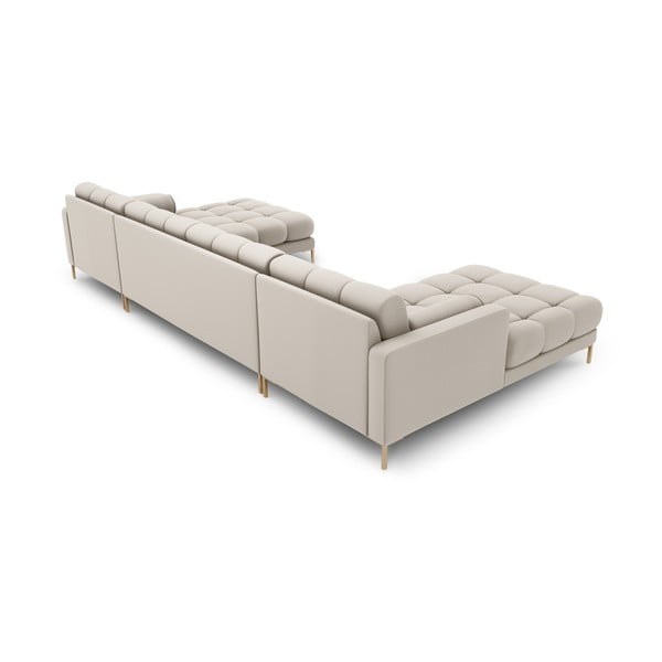 Бежов ъглов диван ("U" форма) Bali – Cosmopolitan Design-image-4