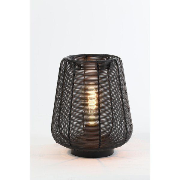 Черна настолна лампа (височина 26 cm) Adeta - Light & Living-image-2