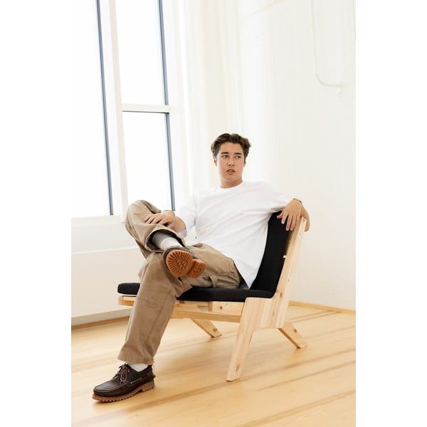 Тъмносиво кресло Sway – Karup Design-image-1