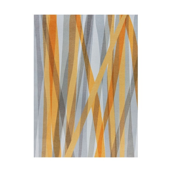 Оранжев/сив килим за миене 170x240 cm MATCH ISABELLA - Flair Rugs